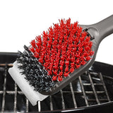 Outdoor Nylon Grill Brush Set of 2 Replacement Heads U0
