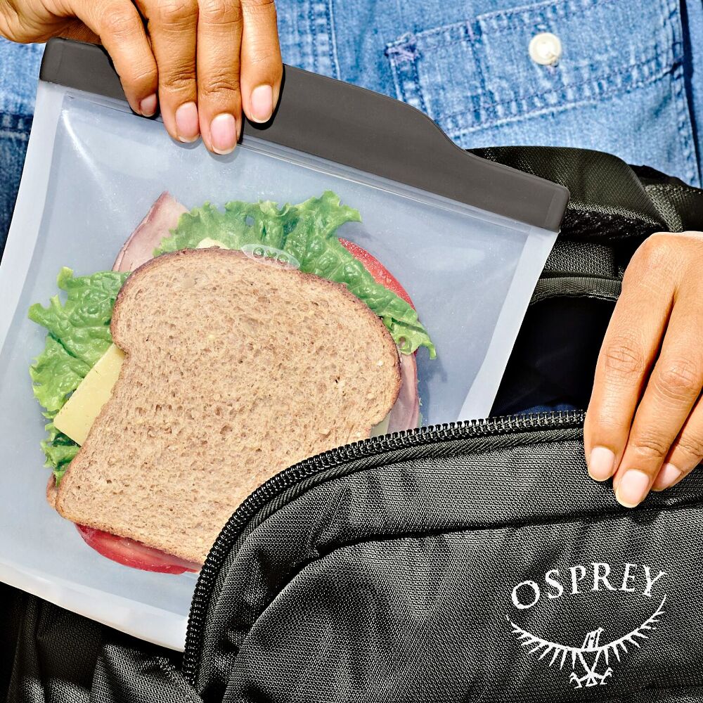 Outdoor Silicone Reusable Sandwich Bag (28 oz) U4