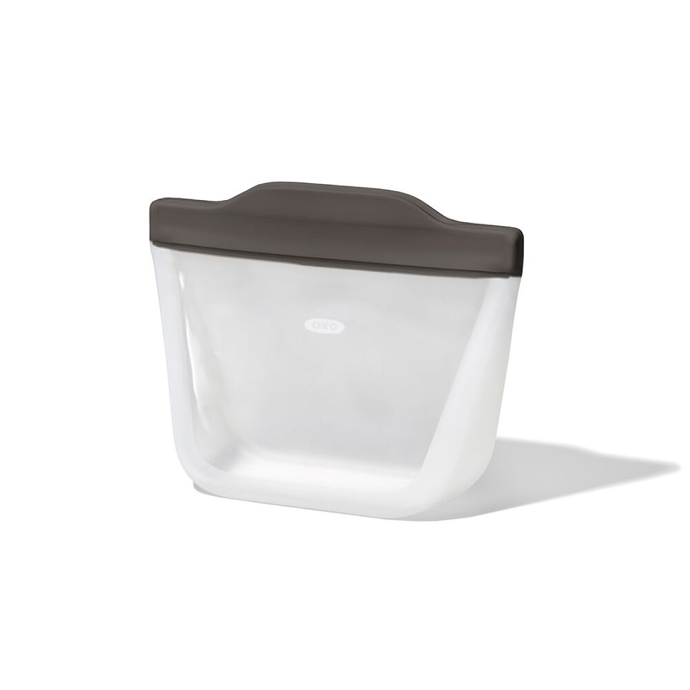 Outdoor Silicone Reusable Stand Up Snack Bag (12 oz) U0