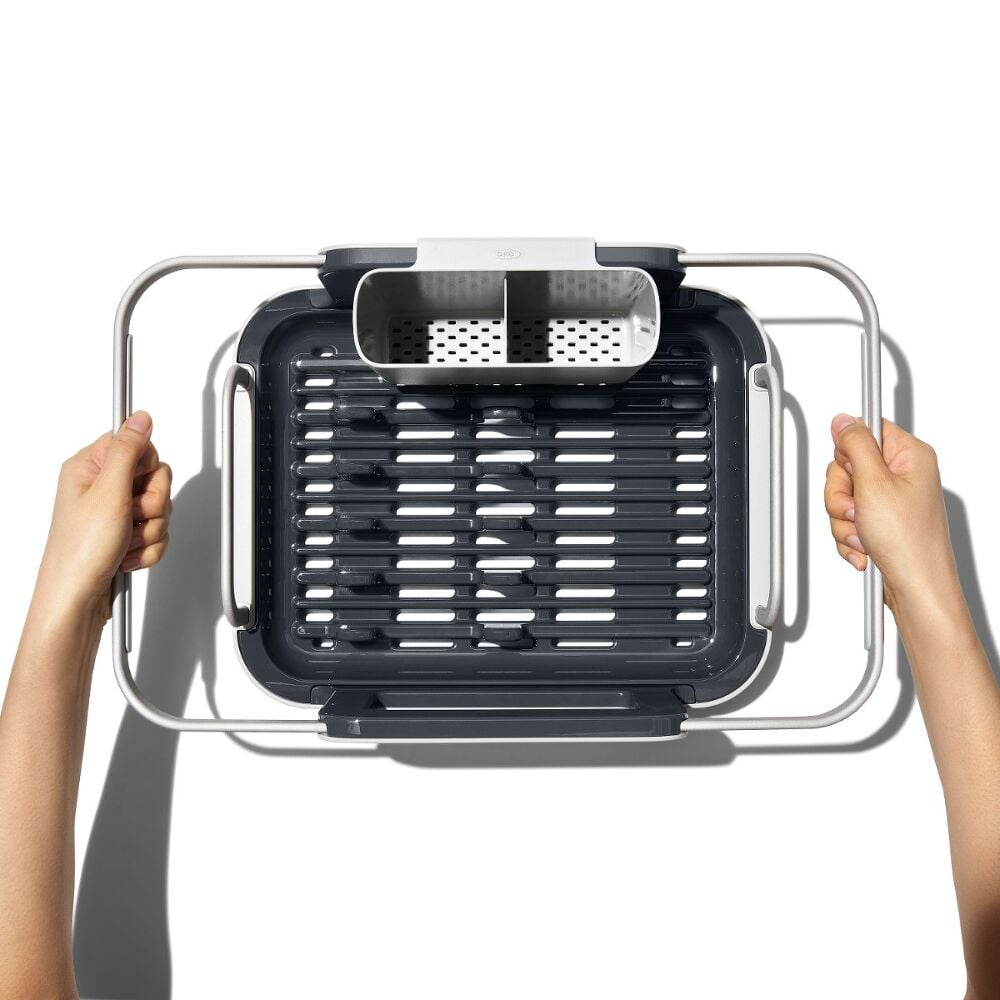 Over-the-sink Aluminum Dish Rack X9