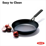OXO Carbon Steel Obsidian Series 12-Inch Frypan with Silicone Sleeve P7