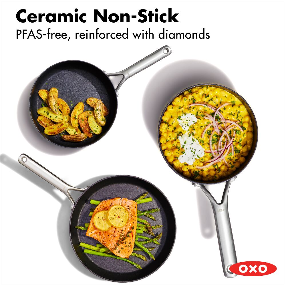 OXO Ceramic Professional Non-Stick 5-Piece Cookware Set B2