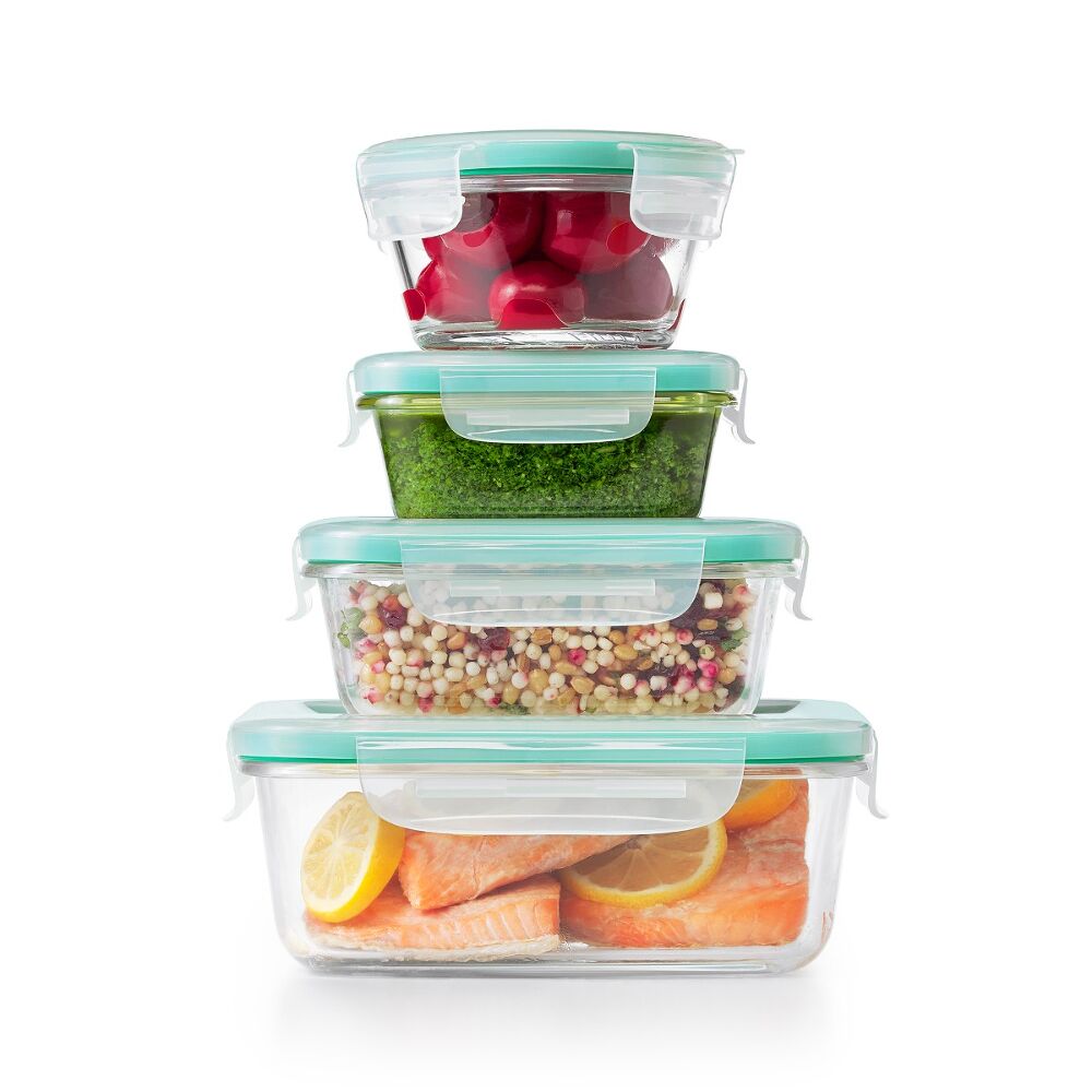 OXO Good Grips 12 Piece Smart Seal Glass Container Set A0