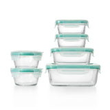 OXO Good Grips 12 Piece Smart Seal Glass Container Set A0