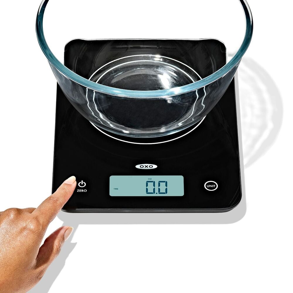 OXO Good Grips 22 lb Everyday Glass Food Scale S2
