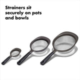 OXO Good Grips 3 Piece Strainer Set N0