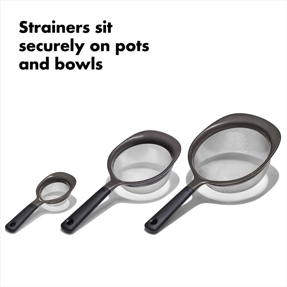 OXO Good Grips 3 Piece Strainer Set Z1