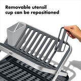 OXO Good Grips Aluminum Fold Flat Dish Rack E4