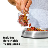 OXO Good Grips Pet POP Container – 6.0 Qt/5.7 L with Half Scoop S0
