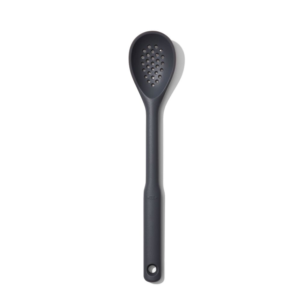 OXO Good Grips Silicone Slotted Spoon - Peppercorn K5