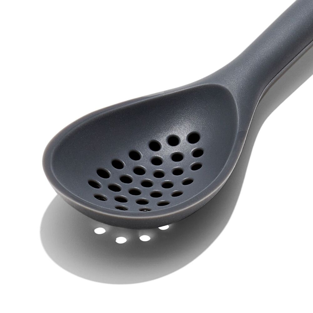 OXO Good Grips Silicone Slotted Spoon - Peppercorn K5