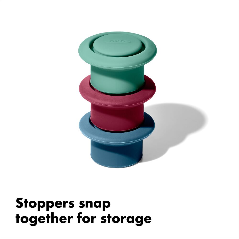 OXO Good Grips Silicone Wine Stoppers W7