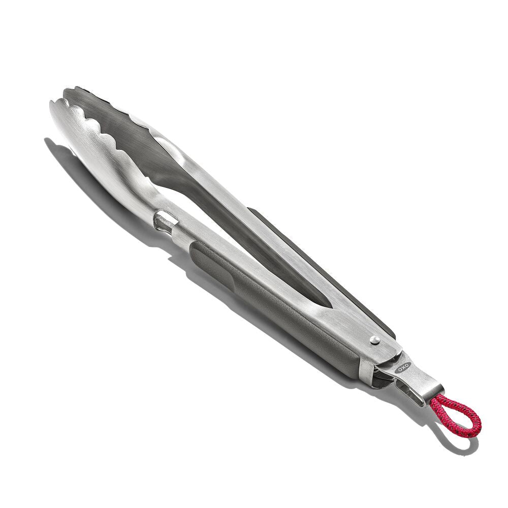 OXO Outdoor 10.5in Camp Stove Tongs with Bottle Opener O3