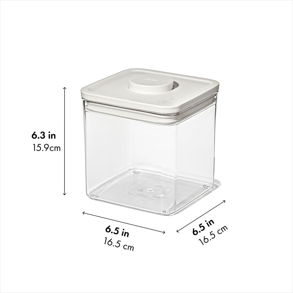 OXO Pet POP Container — Big Square Short — 2.8 Qt/2.6 L V7