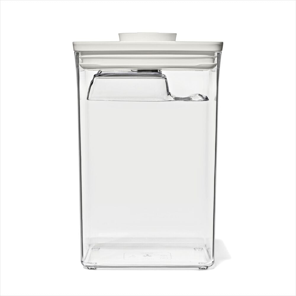 OXO Pet POP Container with Scoop — Big Square Medium — 4.4 Qt/4.2 L R3