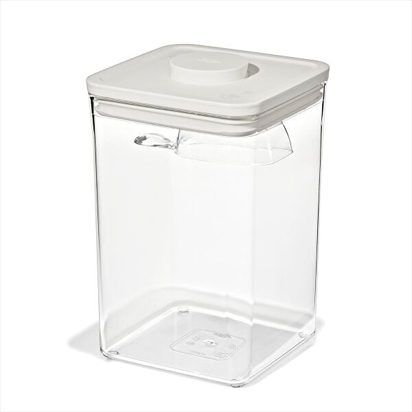 OXO Pet POP Container with Scoop — Big Square Medium — 4.4 Qt/4.2 L R3