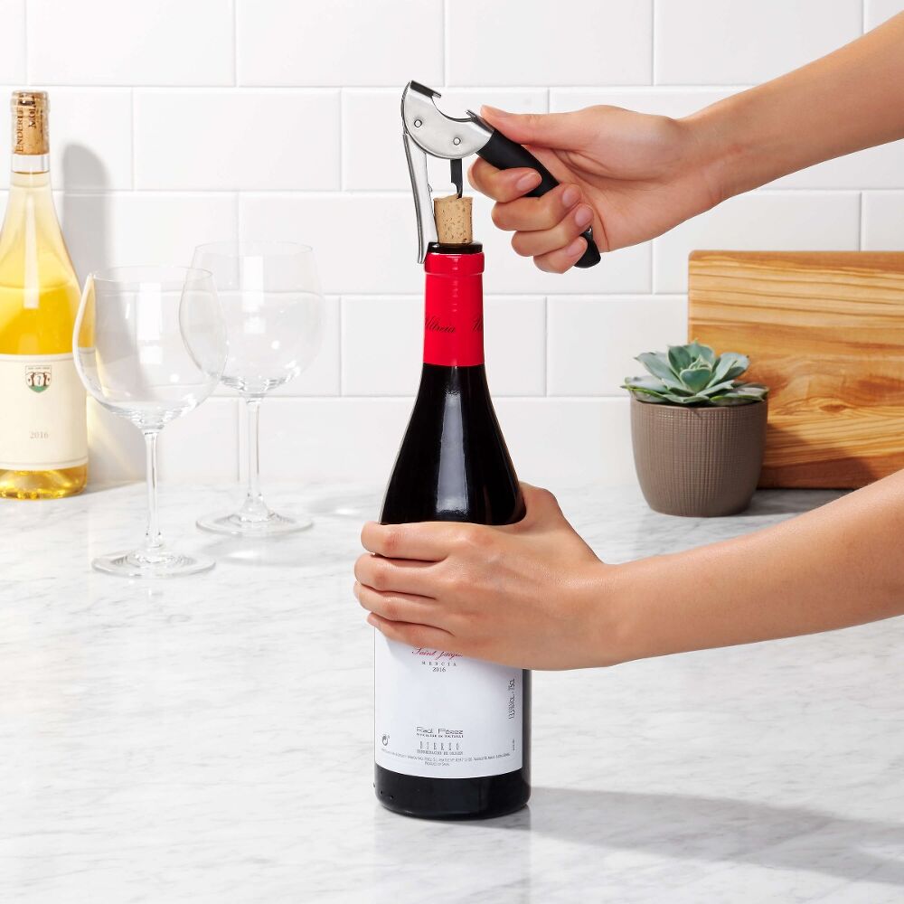 OXO Steel Double Lever Waiter's Corkscrew O2