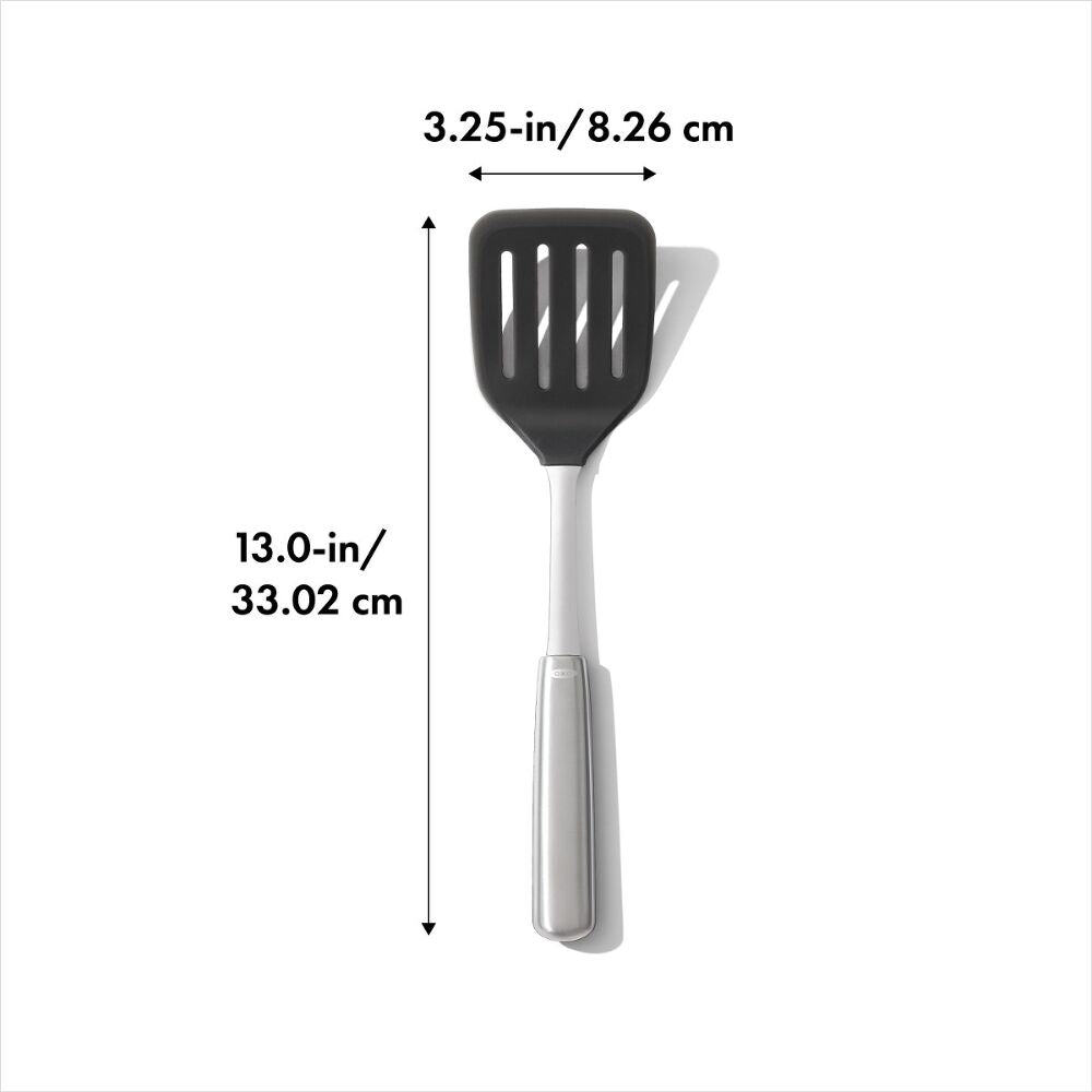 OXO Steel Silicone Flexible Turner J1
