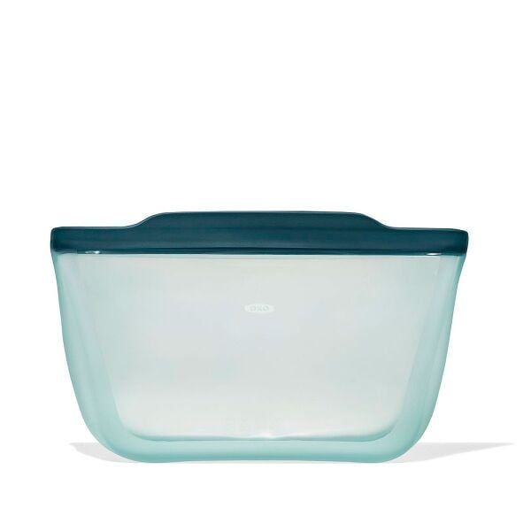 Silicone Reusable Bag - Stand-Up Half Gallon (64 oz) - Lagoon