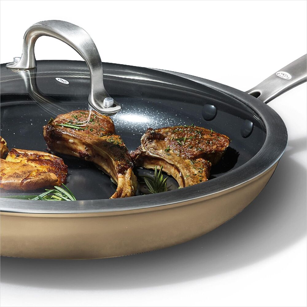 OXO Enhanced Non-Stick 12-Inch Frypan with Lid