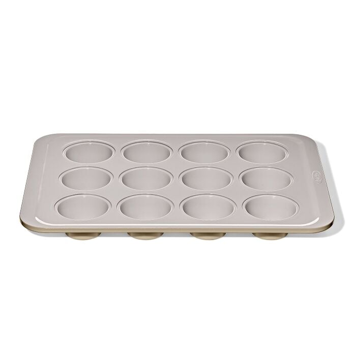 Non-Stick Pro Ceramic Coated Metal Bakeware 12 Cup Muffin Pan
