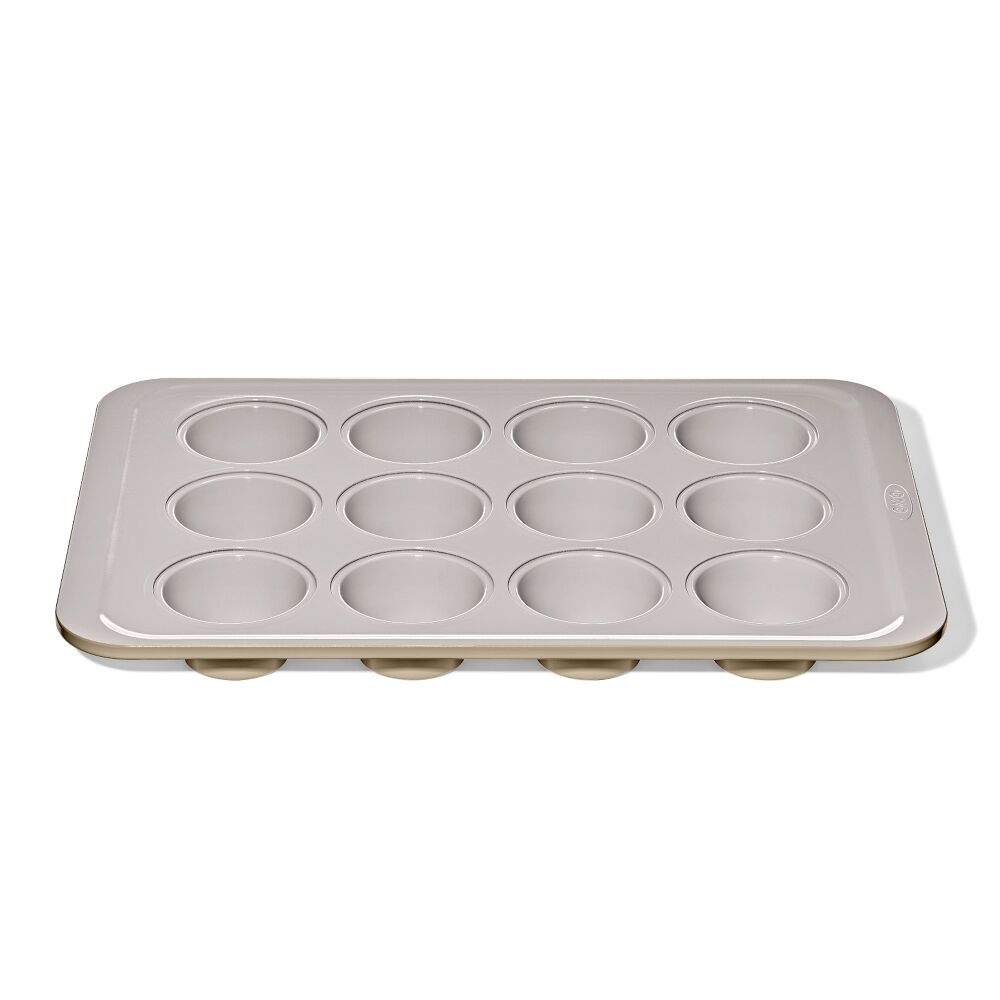 Non-Stick Pro Ceramic Coated Metal Bakeware 12 Cup Muffin Pan