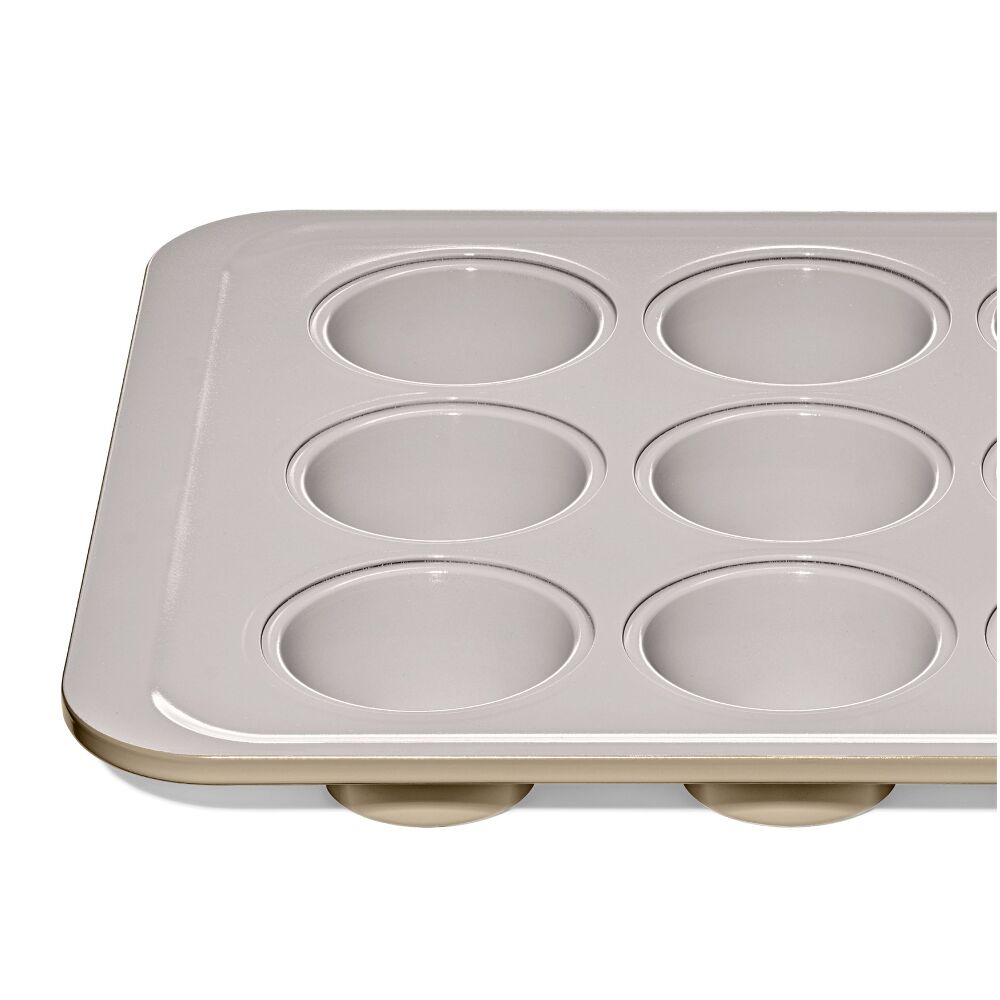 Non-Stick Pro Ceramic Coated Metal Bakeware 12 Cup Muffin Pan