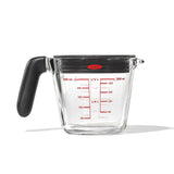 2 Cup Glass Measuring Cup with Lid I8