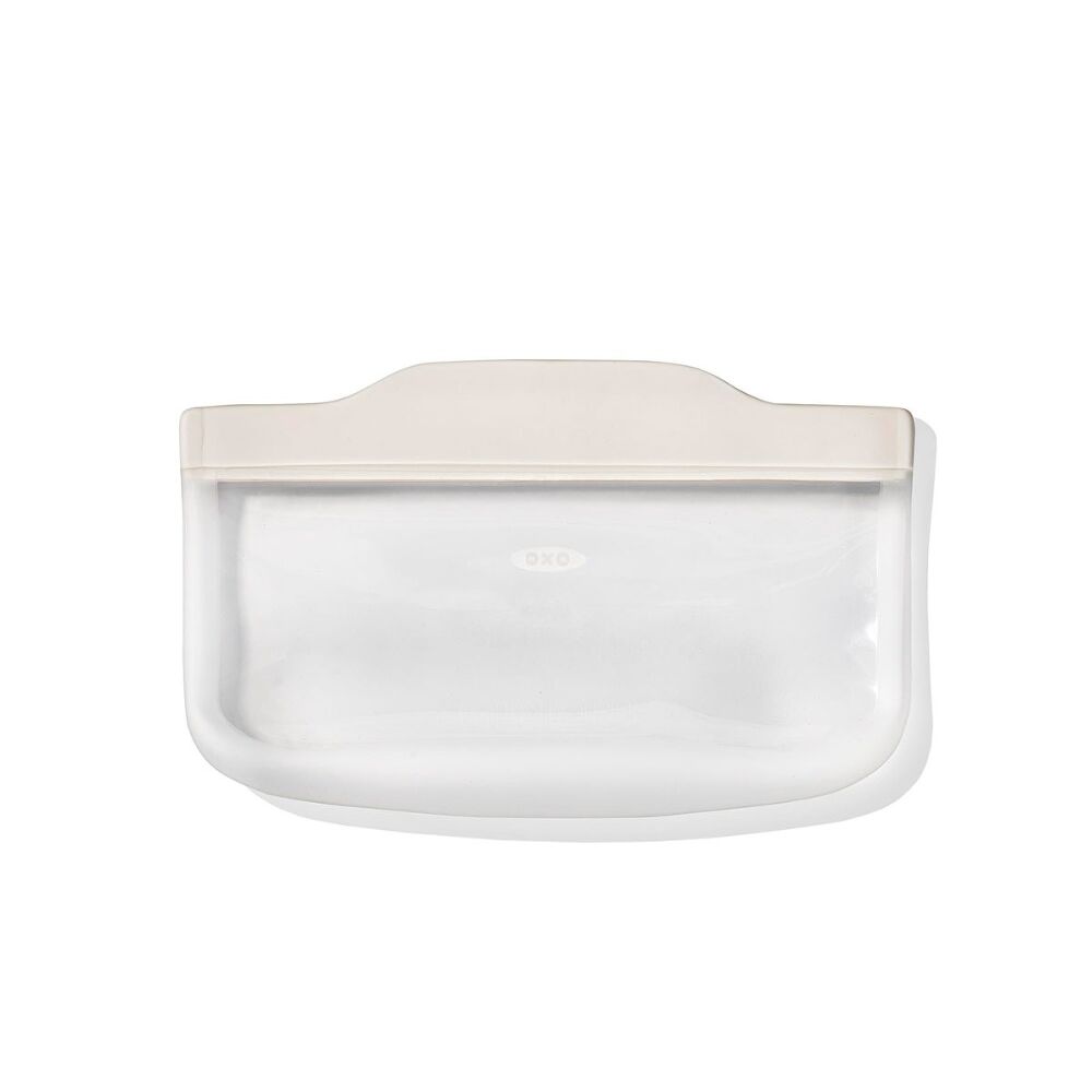 Silicone Reusable Bag - Snack Bag (12 oz) - Oat