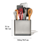 Adjustable Stainless Steel Utensil Holder - Large N7