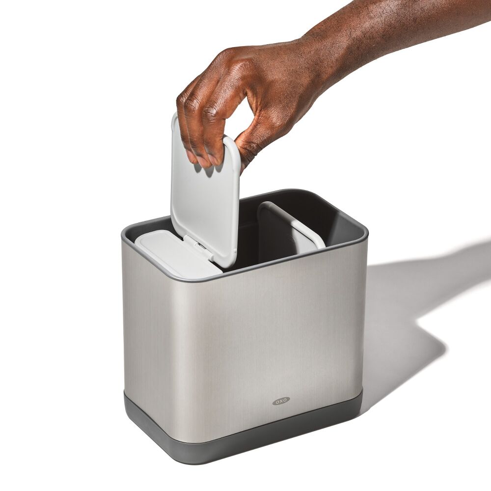 Adjustable Stainless Steel Utensil Holder - Large N7