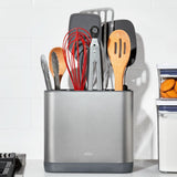 Adjustable Stainless Steel Utensil Holder - Large N7