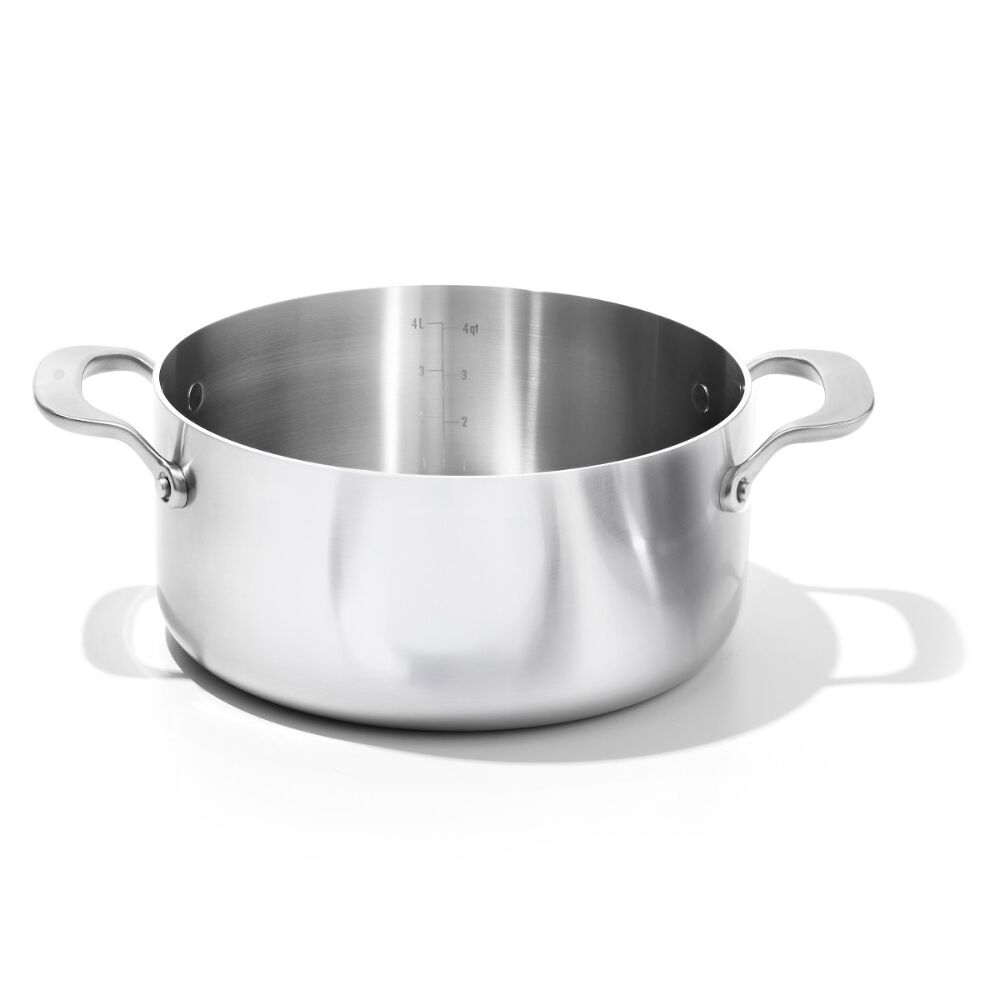 Stainless Steel Mira Series 5.2qt Casserole And Lid M9