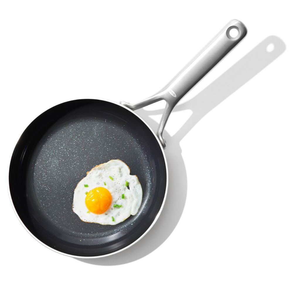 Stainless Steel Mira Series 8in Frypan - Ceramic M7