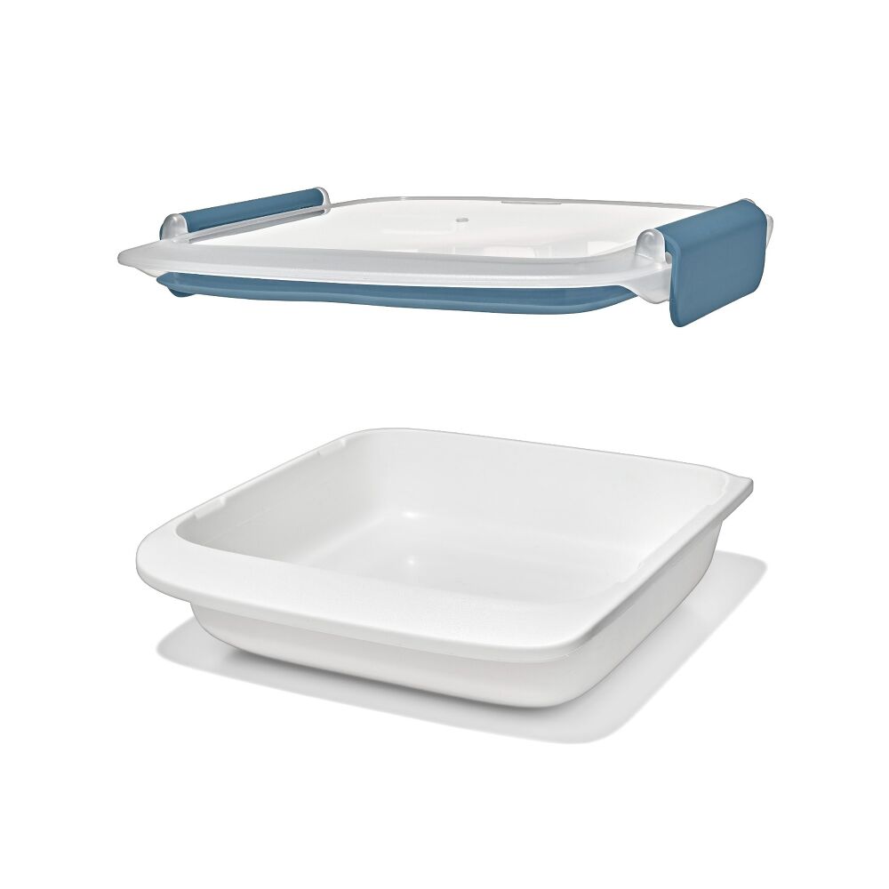 Prep & Go Slim Container with Removable Divider - 1.8 Cups/0.4 L