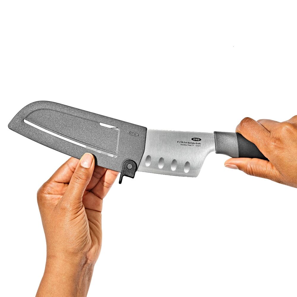 5 in Santoku Knife with Locking Sheath