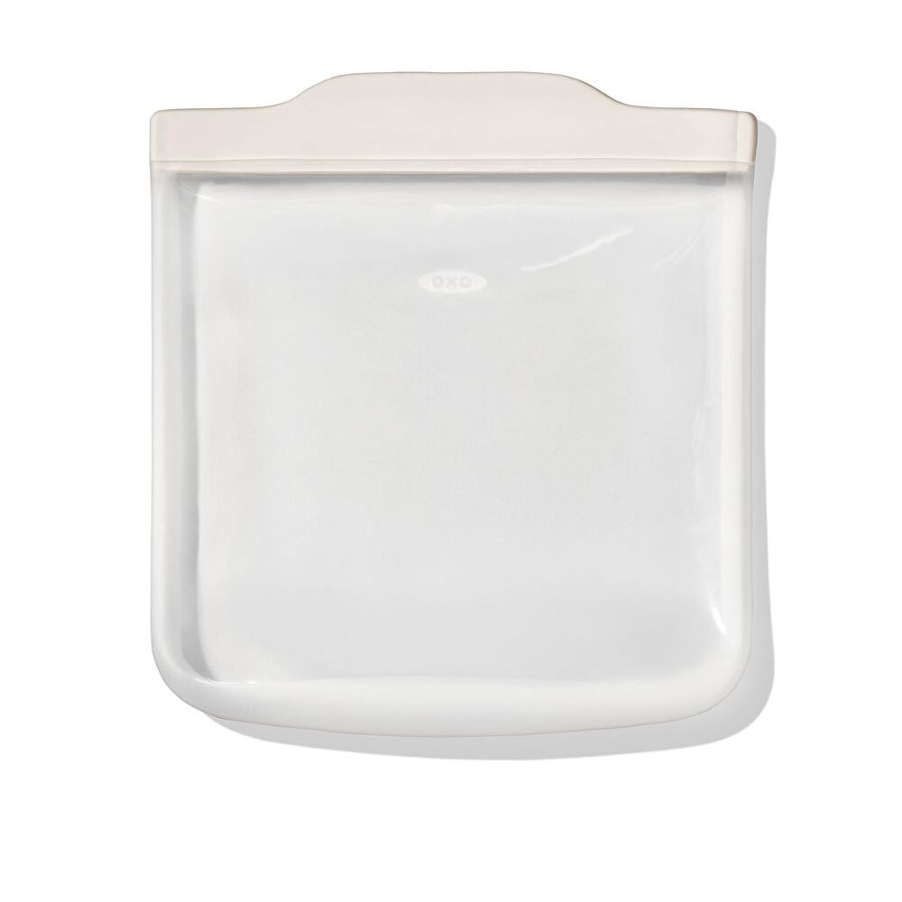 Silicone Reusable Bag - Sandwich Bag (28 oz) - Oat