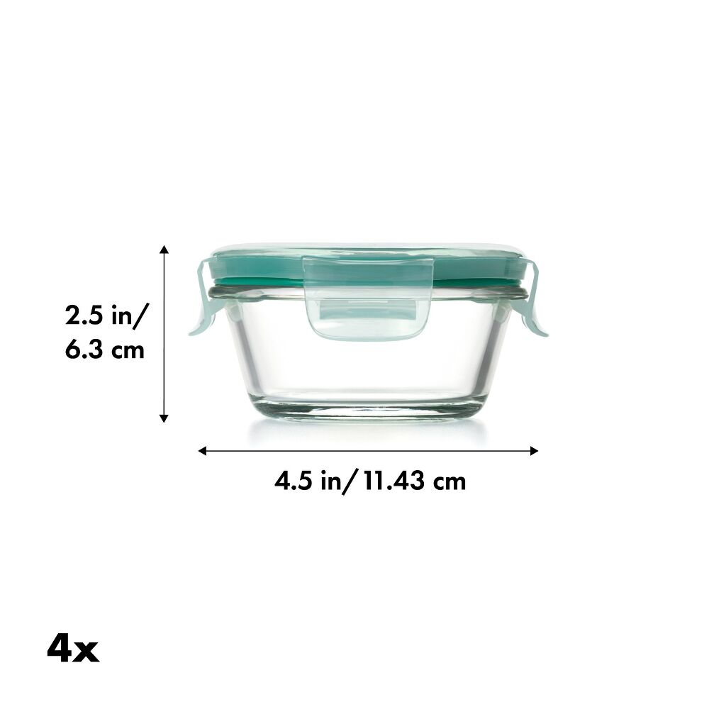 Smart Seal 8-Piece1 Cup Glass Round Container Set V2