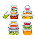 30-Piece Smart Seal Container Set - Arctic Blue B6