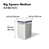 POP Container - Big Square Medium (4.4 Qt/4.2 L) J1