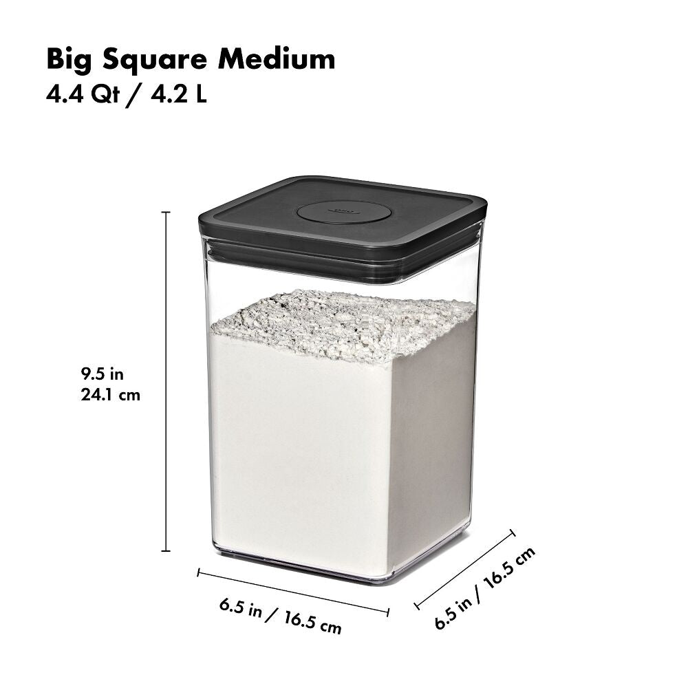 POP Container - Big Square Medium (4.4 Qt/4.2 L) J1