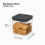 POP Container - Big Square Short (2.8 Qt/2.6 L) K4