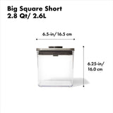 POP Container - Big Square Short (2.8 Qt/2.6 L) K4