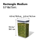 POP Container - Rectangle Medium (2.7 Qt/2.6 L) K9