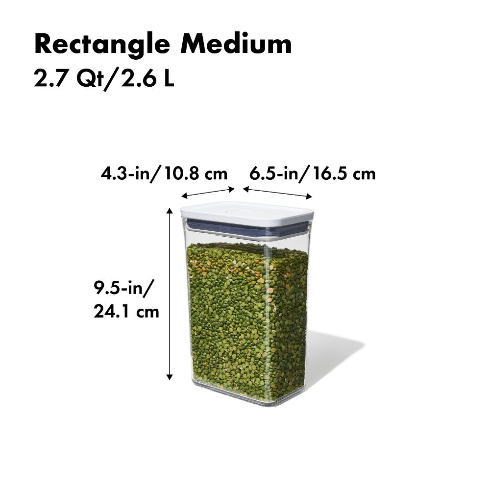 POP Container - Rectangle Medium (2.7 Qt/2.6 L) K9