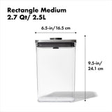 POP Container - Rectangle Medium (2.7 Qt/2.6 L) K9
