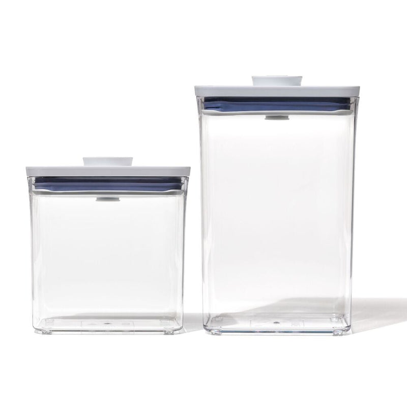 POP Container - Rectangle Medium (2.7 Qt.) & POP Container - Rectangle Short (1.7 Qt.) Bundle P4