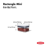 POP Container - Rectangle Mini (0.6 Qt.) E4