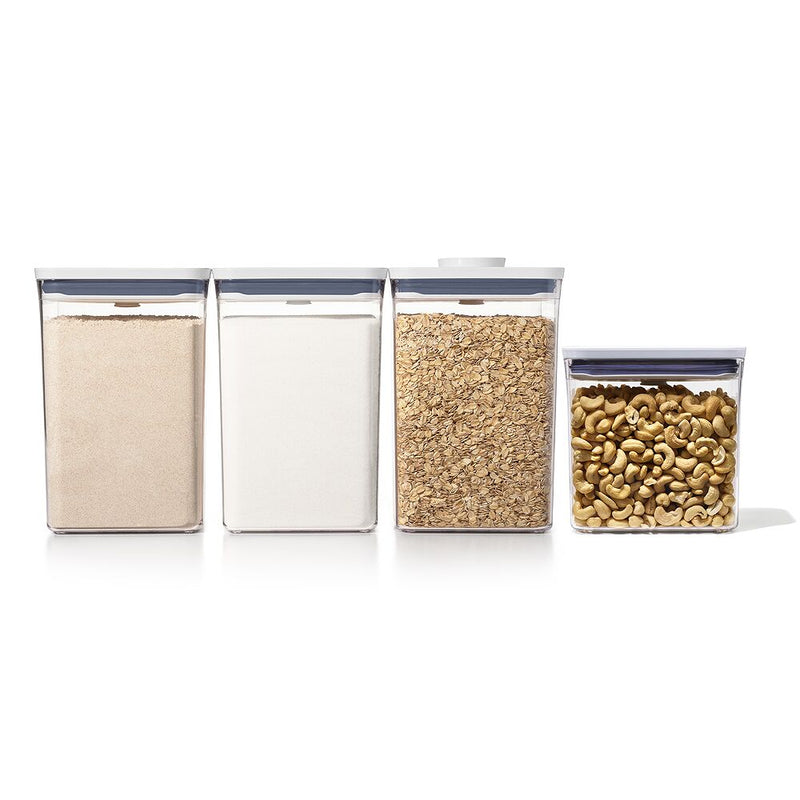 POP Container - Rectangle Short (1.7 Qt.) & 6-Piece POP Container Set Bundle H4