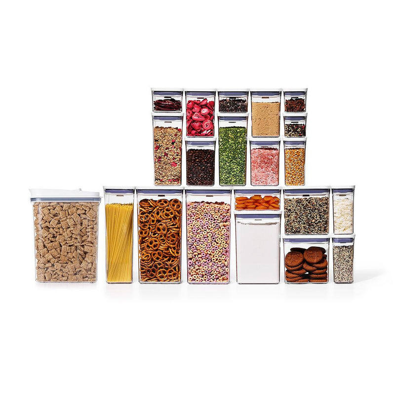 POP Large Cereal Dispenser (4.5 Qt.) & 20-Piece POP Container Set Bundle B5